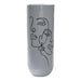 Ваза DKD Home Decor Абстрактен Бял Смола Модерен (35 x 35 x