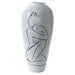 Ваза DKD Home Decor Абстрактен Бял Смола Модерен (34 x 34 x