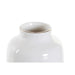 Ваза DKD Home Decor Бял Каменинов Помпони 12 x 12 x 24 cm