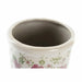 Ваза DKD Home Decor Бял Зелен Кестен Каменинов Shabby Chic