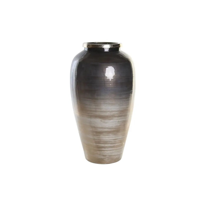 Ваза DKD Home Decor Кристал Алуминий Многоцветен 29 x 29 x