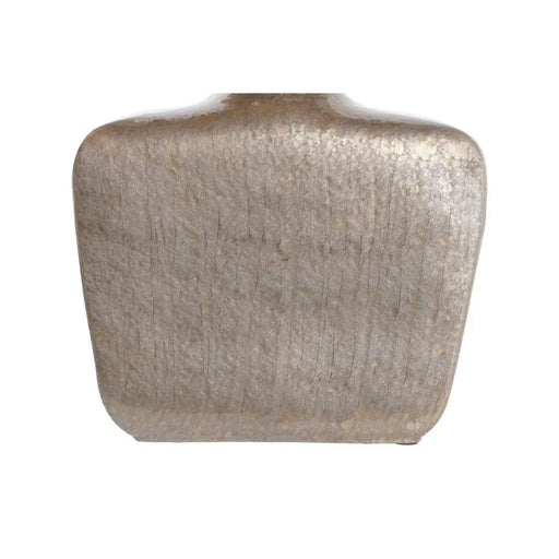 Ваза DKD Home Decor Кристал Бежов Златен Алуминий (28 x 11