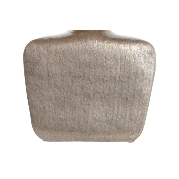 Ваза DKD Home Decor Кристал Бежов Златен Алуминий (28 x 11