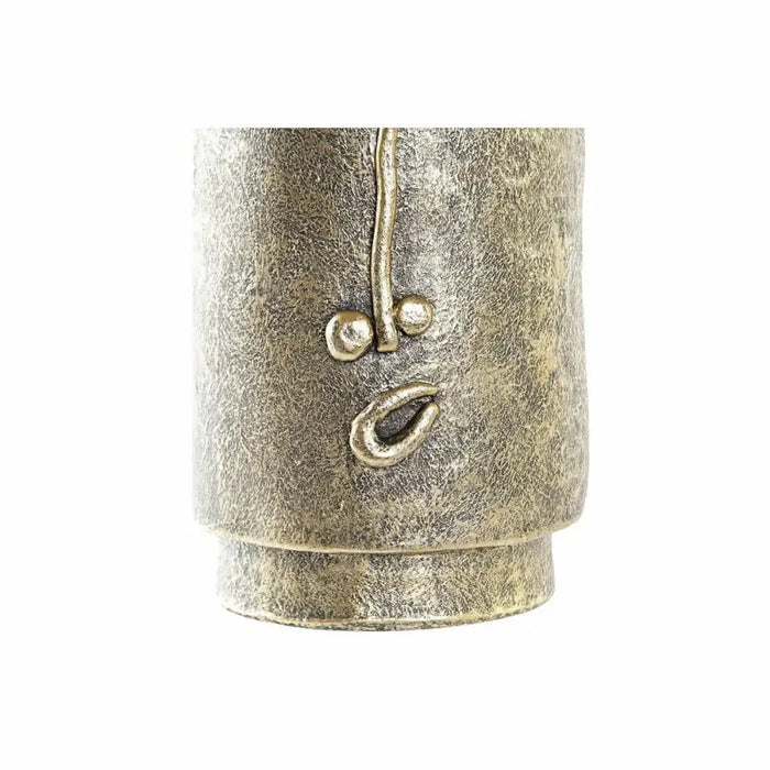 Ваза DKD Home Decor Лице Златен Модерен (29 x 19,5 x 36 cm)