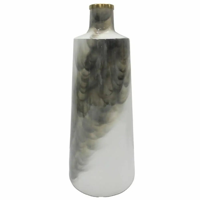 Ваза DKD Home Decor Метал Двуцветен Желязо Модерен (19 x 19