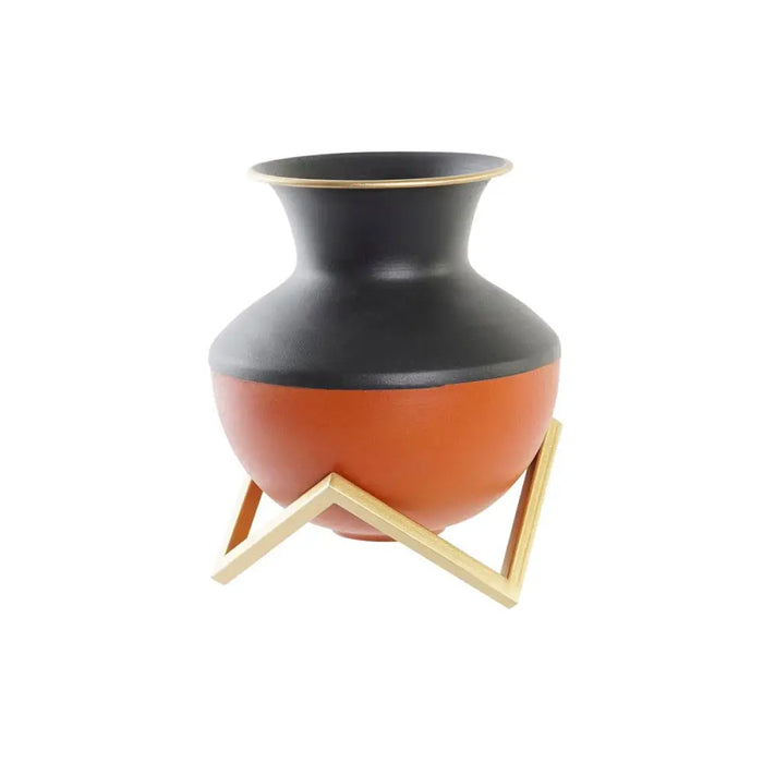 Ваза DKD Home Decor Многоцветен Метал Модерен 18 x 18 x 21