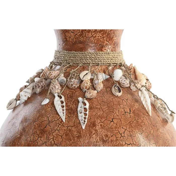 Ваза DKD Home Decor Многоцветен Бамбук Раковини 30 x 30 x