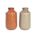 Ваза DKD Home Decor Порцелан Оранжев Зелен (20 x 20 x 35
