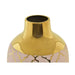 Ваза DKD Home Decor Порцелан Розов Златен Ориенталски (15 x