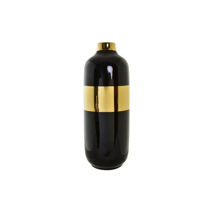 Ваза DKD Home Decor Порцелан Златен Двуцветен Модерен (16 x