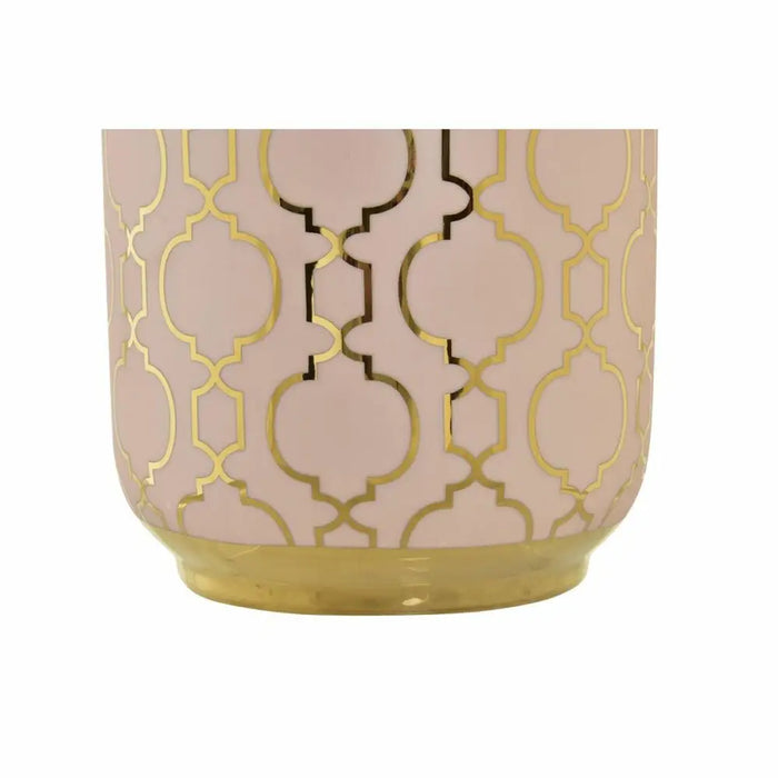 Ваза DKD Home Decor Порцелан Розов Златен Ориенталски (15 x