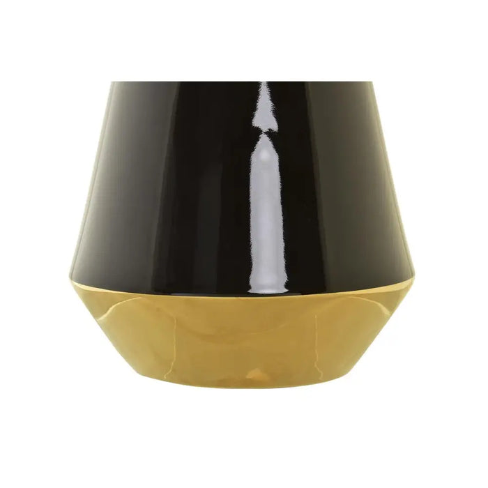 Ваза DKD Home Decor Порцелан Златен Двуцветен Модерен (19 x