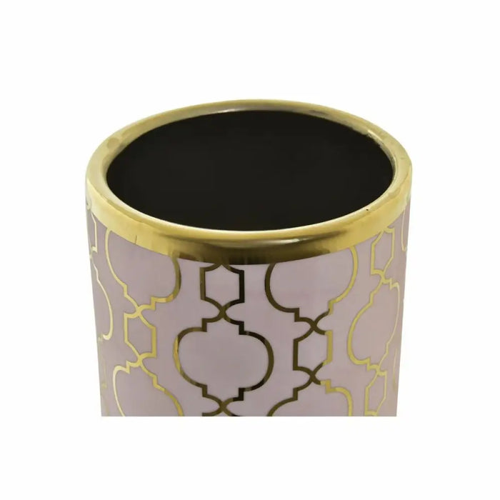 Ваза DKD Home Decor Розов Златен Порцелан Ориенталски
