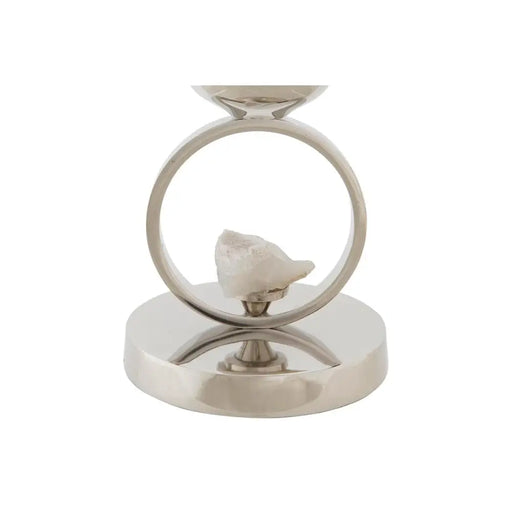 Ваза DKD Home Decor Шампанско Кристал Алуминий (15 x 15 x