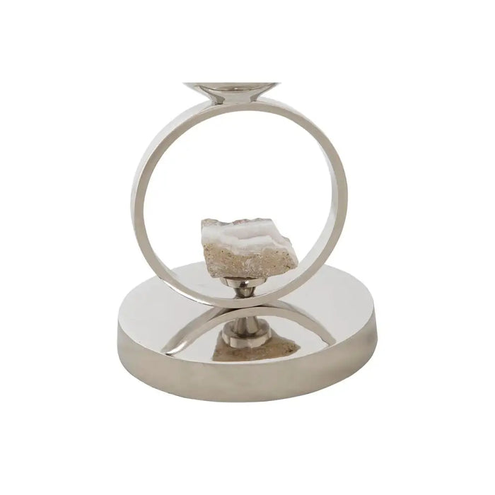 Ваза DKD Home Decor Шампанско Кристал Алуминий (15 x 15 x