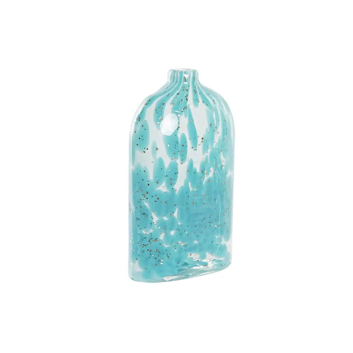 Ваза DKD Home Decor Син Кристал Средиземноморско 12 x 7,5 x