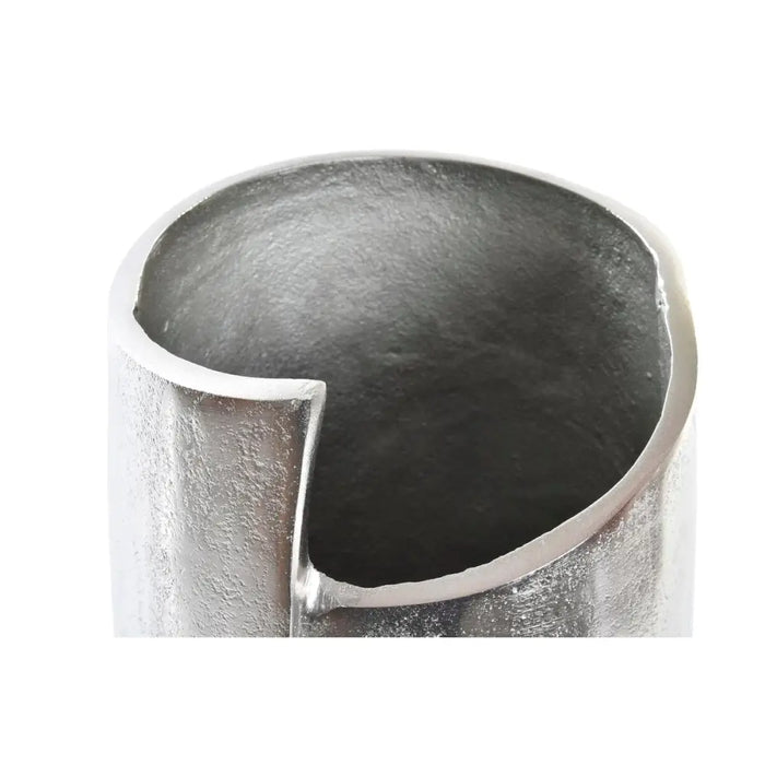 Ваза DKD Home Decor Сребрист Алуминий Модерен Лице 15 x 13