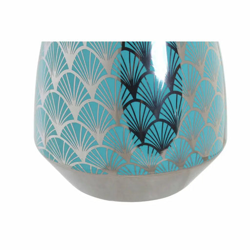 Ваза DKD Home Decor цвят тюркоаз Порцелан Ориенталски (18 x