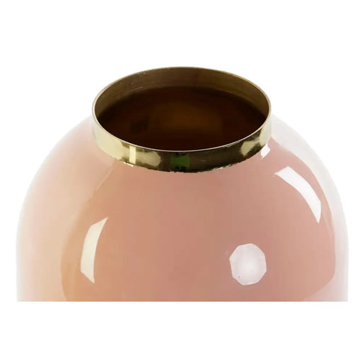 Ваза DKD Home Decor Зелен Златен Корал Желязо Лакиран 13 x