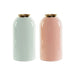 Ваза DKD Home Decor Зелен Златен Корал Желязо Лакиран 13 x