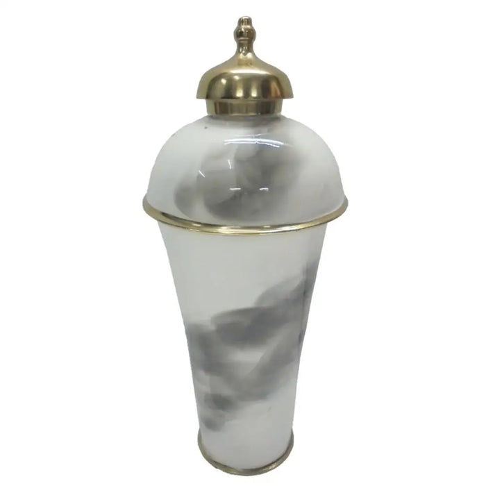 Ваза DKD Home Decor Златен Алуминий Двуцветен Желязо