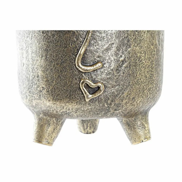 Ваза DKD Home Decor Златен Магнезиев Модерен Лице 33 x 23 x