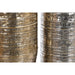 Ваза DKD Home Decor Златен Сребрист Алуминий Модерен 31 x