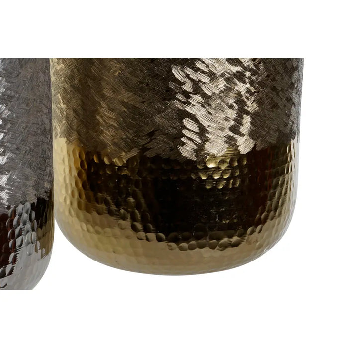 Ваза DKD Home Decor Златен Сребрист Алуминий Модерен 22 x