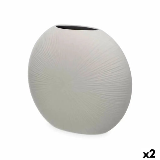 Ваза Gift Decor 40/36-CZ 40/36-CZ Сив Керамика Кръгъл 36 x