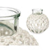 Ваза Gift Decor 75095 75095 Бял Прозрачен Плат Cтъкло Ресни