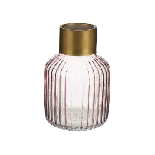 Ваза Gift Decor V1218IP-C V1218IP-C Розов Златен Cтъкло