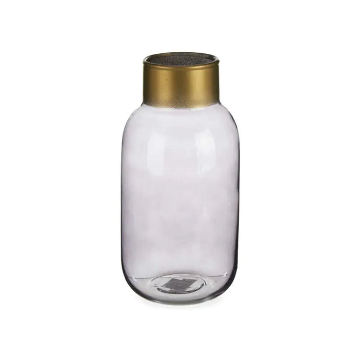 Ваза Gift Decor V1224IP-S V1224IP-S Сив Златен Cтъкло 11,5