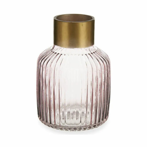 Ваза Gift Decor V1522IP-C V1522IP-C Розов Златен Cтъкло