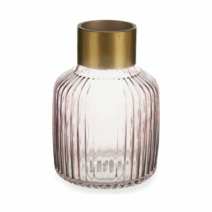 Ваза Gift Decor V1522IP-C V1522IP-C Розов Златен Cтъкло