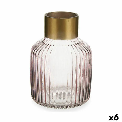 Ваза Gift Decor V1522IP-C V1522IP-C Розов Златен Cтъкло
