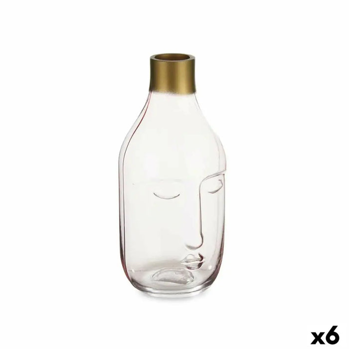 Ваза Gift Decor VGY1125S-C VGY1125S-C Розов Cтъкло Лице 11