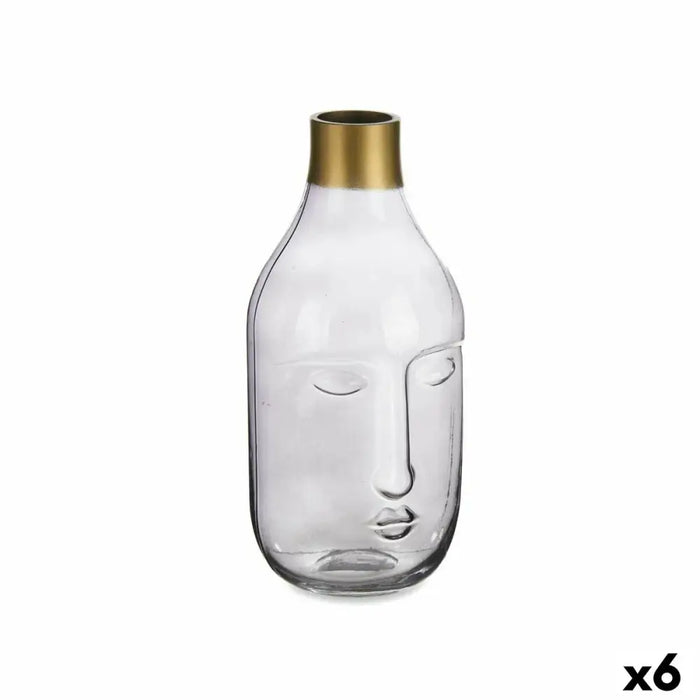 Ваза Gift Decor VGY1125S-S VGY1125S-S Сив Cтъкло Лице 11 x