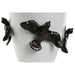 Ваза Home ESPRIT Бял Черен Каменинов Модерен 27 X 27 X 29,5