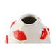 Ваза Home ESPRIT Бял Червен Dolomite 15 x 15 x 22,5 cm