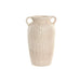 Ваза Home ESPRIT Бял Магнезиев 23,5 x 21,5 x 37,5 cm