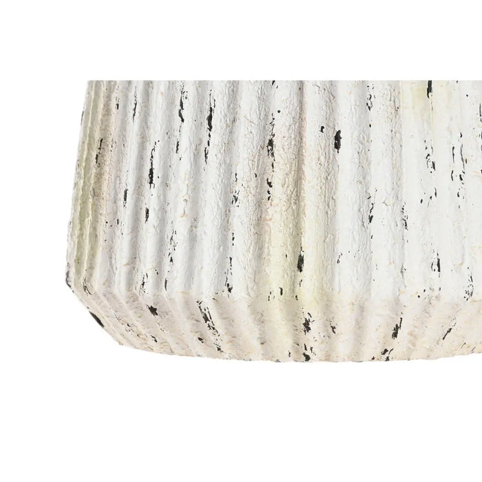 Ваза Home ESPRIT Бял Магнезиев 28,5 x 28,5 x 32,5 cm