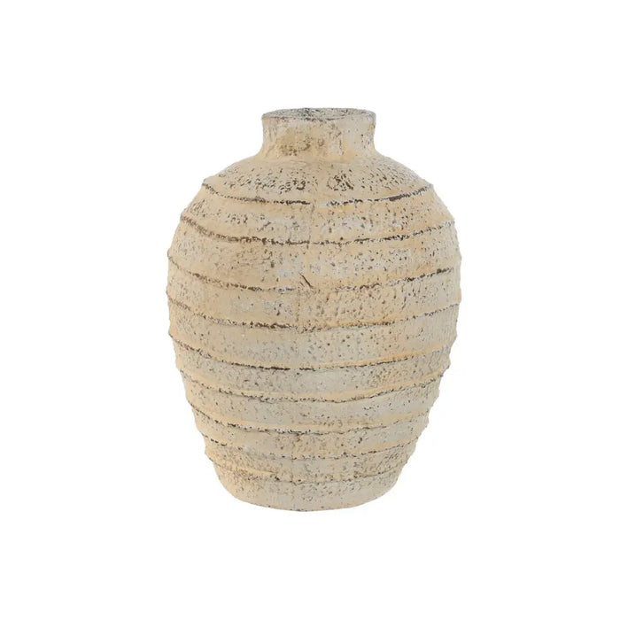Ваза Home ESPRIT Бял Магнезиев 32 x 32 x 41 cm