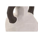 Ваза Home ESPRIT Бял Сив Каменинов 14 x 14 x 19 cm