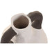 Ваза Home ESPRIT Бял Сив Каменинов 14 x 14 x 19 cm