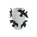 Ваза Home ESPRIT Бял Черен Каменинов Модерен 27 X 27 X 29,5