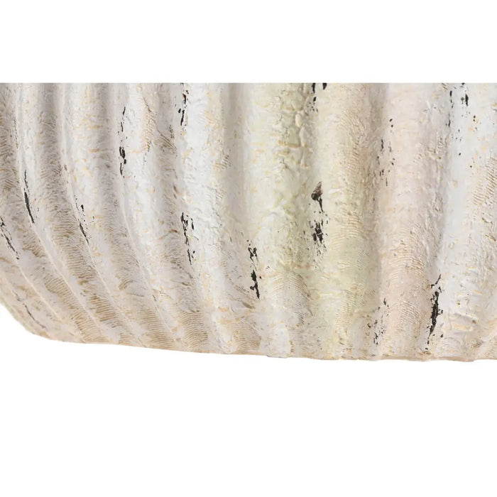 Ваза Home ESPRIT Бял Магнезиев 36 x 36 x 26 cm