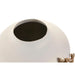 Ваза Home ESPRIT Бял Златен Алуминий Модерен 19 x 19 x 18 cm