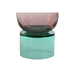 Ваза Home ESPRIT Двуцветен Кристал 15 x 15 x 32 cm