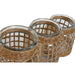 Ваза Home ESPRIT Естествен Кристал 16,5 x 16,5 x 27 cm (3