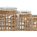 Ваза Home ESPRIT Естествен Кристал 16,5 x 16,5 x 27 cm (3